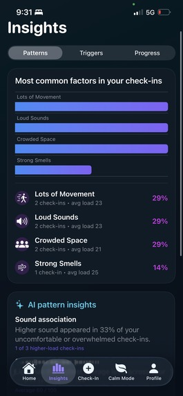 ASD Calm AI product screen 4