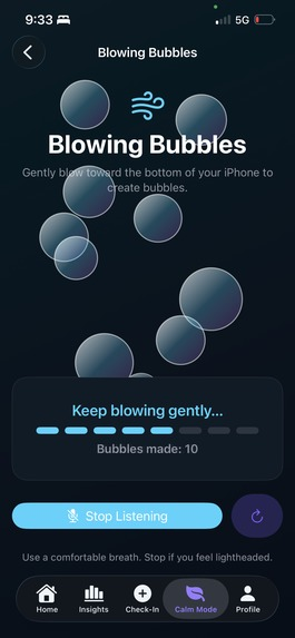 ASD Calm AI product screen 7
