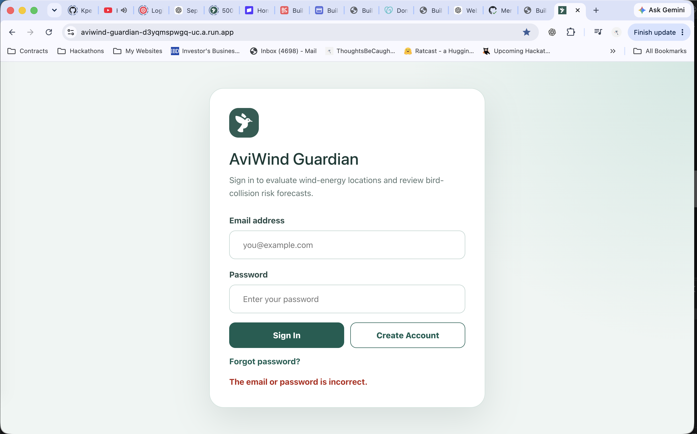 AviWind Guardian product screen 1