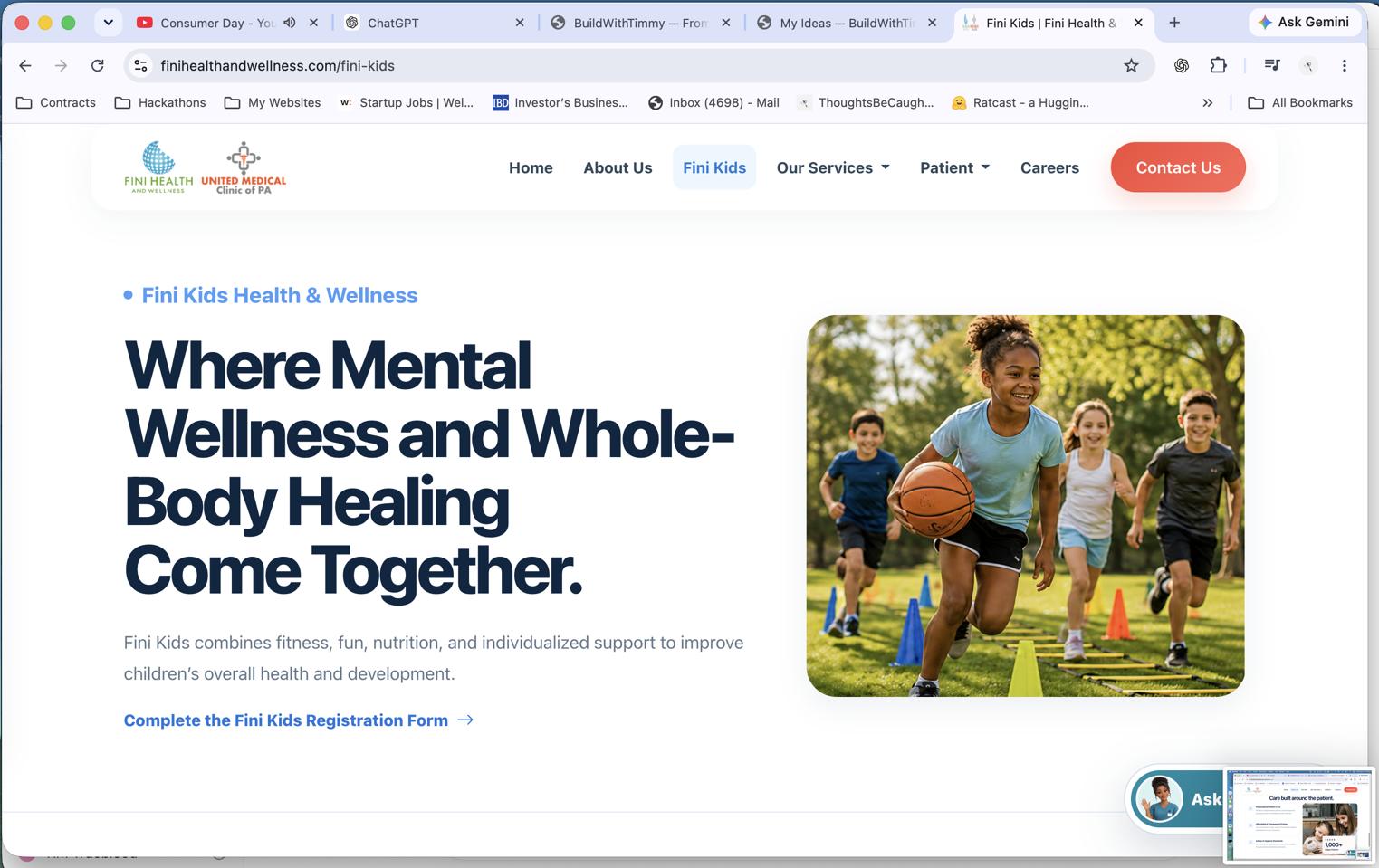 Fini Health & Wellness product screen 8