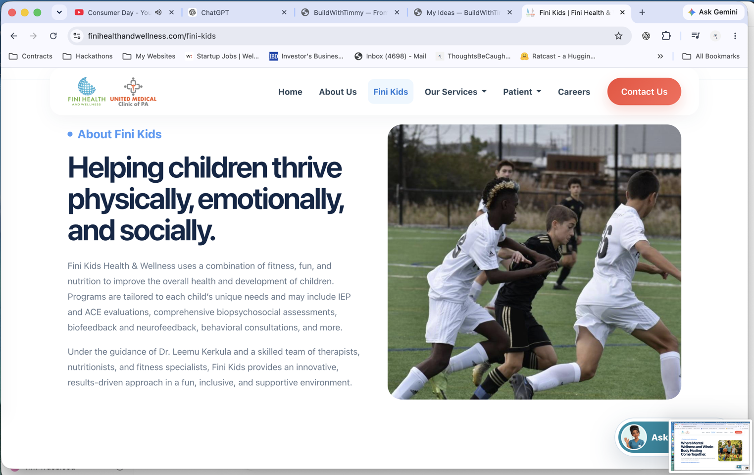 Fini Health & Wellness product screen 9