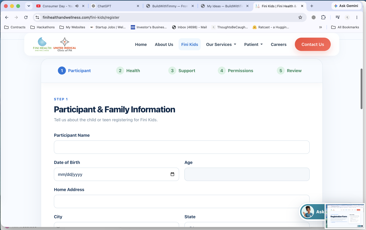 Fini Health & Wellness product screen 14