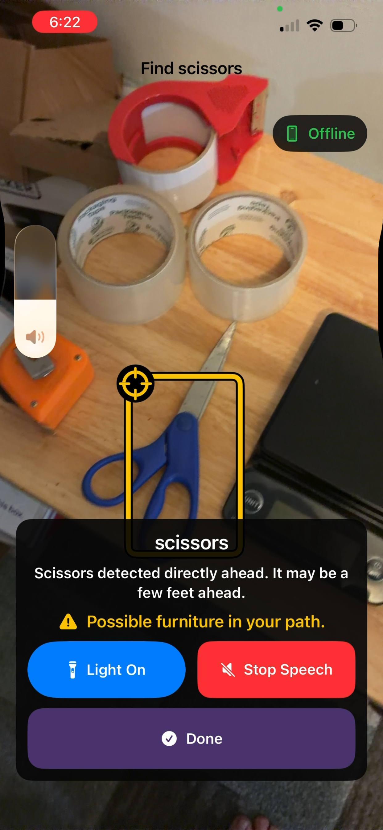 Within Reach Item Finder product screen 2